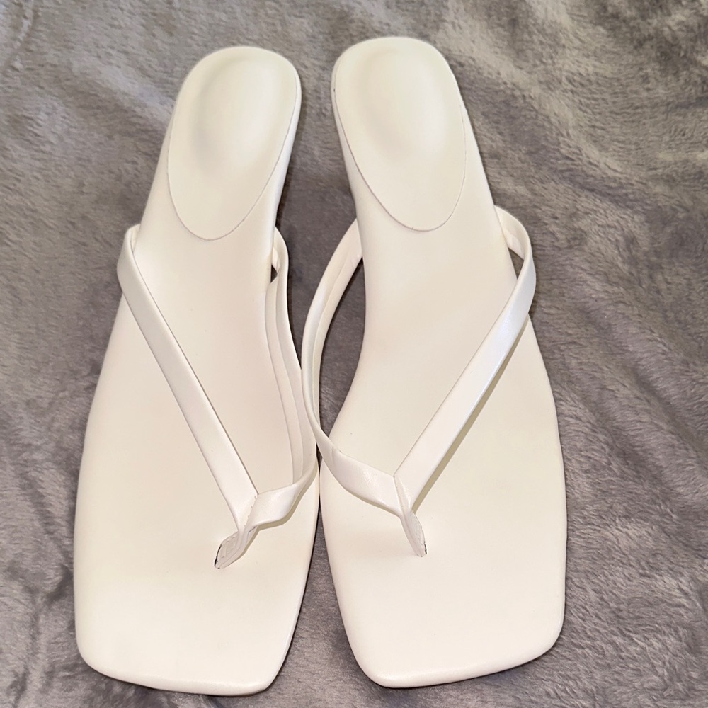 White Women's kitten heels